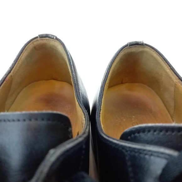 Magnanni Black Leather Men Dress Shoes (7.5 US) - Picture 12 of 13